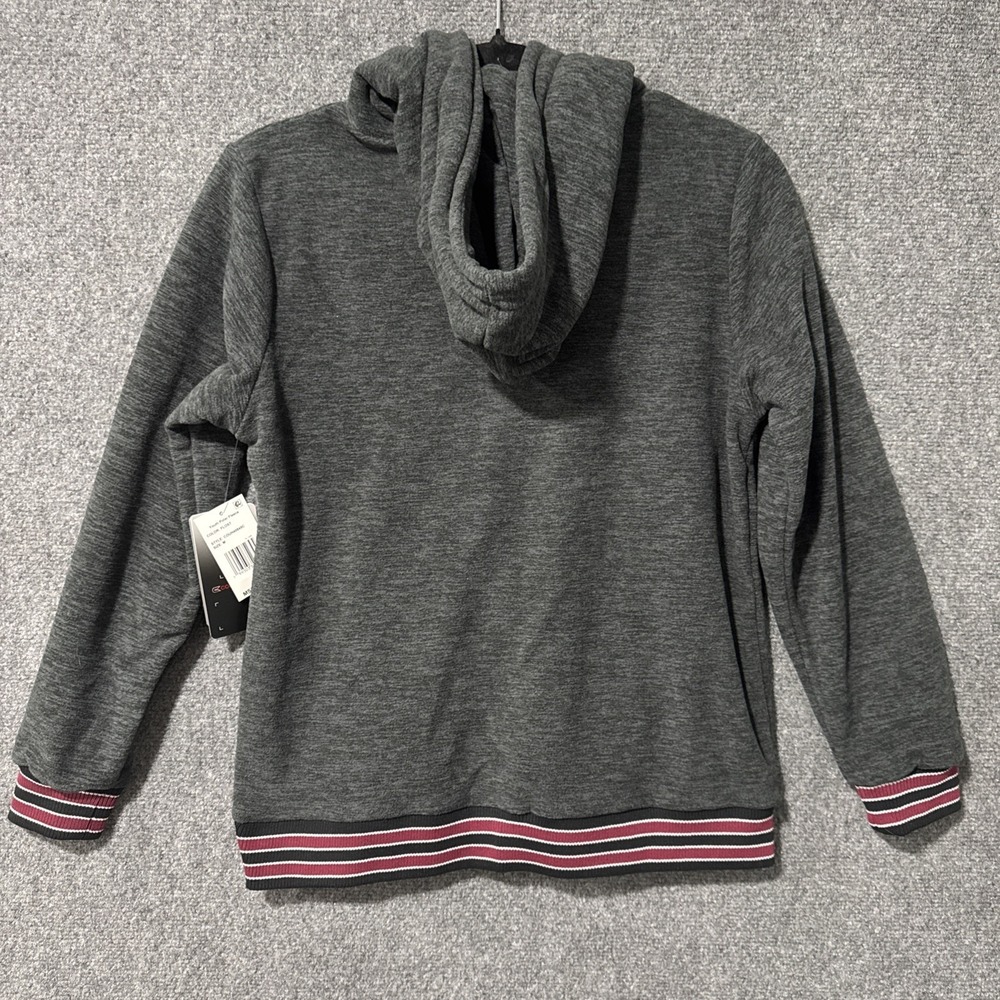 Colosseum Florida State Seminoles Youth Medium Gray Polar Fleece Hoodie FSU - Picture 2 of 9
